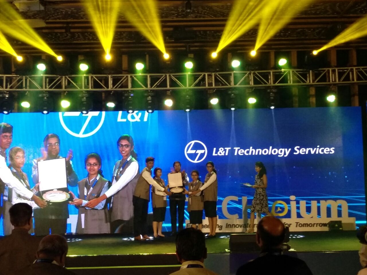 National award – winner of the Gold Medal in the Open Innovation Contest –TECHgium organized by L&T Technology Services.