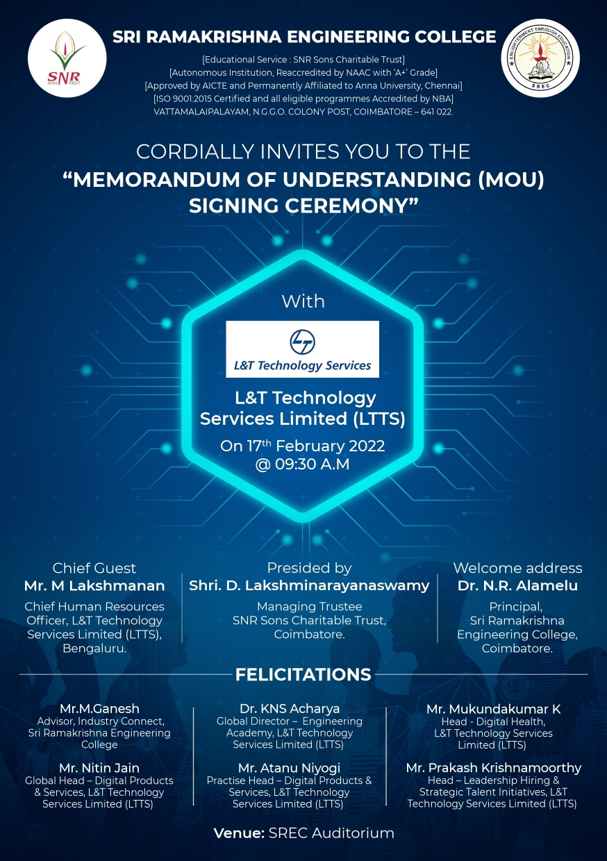 Memorandum of understanding (MOU) Signing Cermony